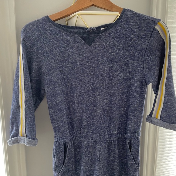 Girl’s Size 10-12 Jersey Knit 3/4 Sleeve Romper - Picture 3 of 4